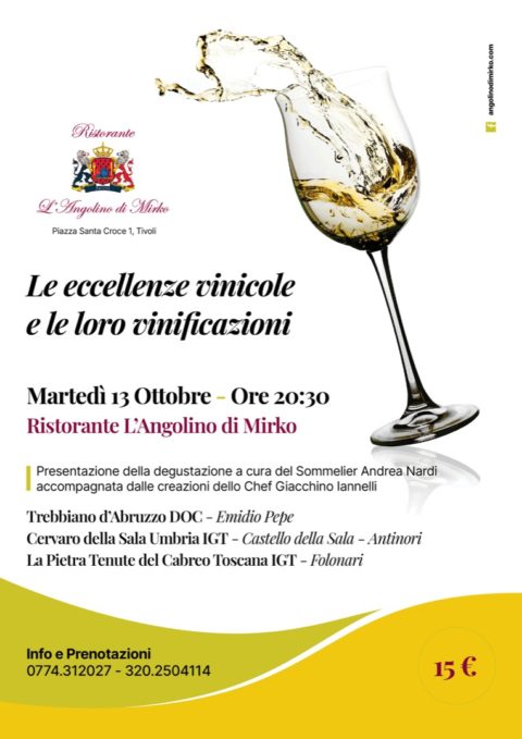 Le eccellenze vinicole e le loro vinificazioni